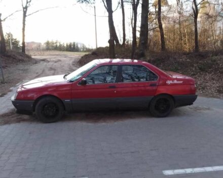 Червоний Альфа Ромео 164, об'ємом двигуна 2 л та пробігом 230 тис. км за 1000 $, фото 1 на Automoto.ua