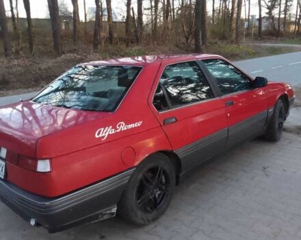 Червоний Альфа Ромео 164, об'ємом двигуна 2 л та пробігом 230 тис. км за 1000 $, фото 3 на Automoto.ua