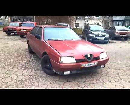 Червоний Альфа Ромео 164, об'ємом двигуна 2 л та пробігом 100 тис. км за 750 $, фото 5 на Automoto.ua