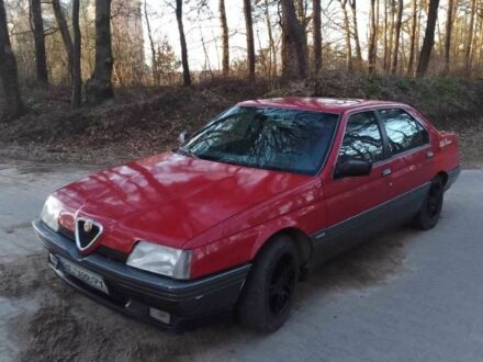 Красный Альфа Ромео 164, объемом двигателя 2 л и пробегом 230 тыс. км за 1000 $, фото 1 на Automoto.ua