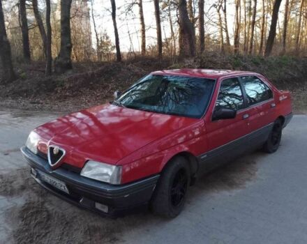 Червоний Альфа Ромео 164, об'ємом двигуна 2 л та пробігом 230 тис. км за 1000 $, фото 1 на Automoto.ua