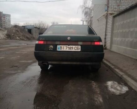 Зеленый Альфа Ромео 164, объемом двигателя 2.5 л и пробегом 498 тыс. км за 1500 $, фото 1 на Automoto.ua