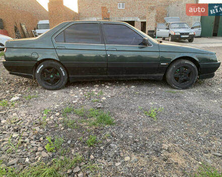 Зеленый Альфа Ромео 164, объемом двигателя 2.99 л и пробегом 123 тыс. км за 600 $, фото 3 на Automoto.ua