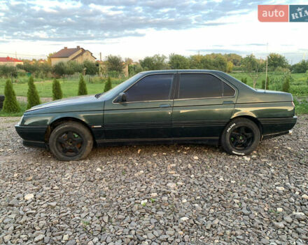 Зеленый Альфа Ромео 164, объемом двигателя 2.99 л и пробегом 123 тыс. км за 600 $, фото 7 на Automoto.ua