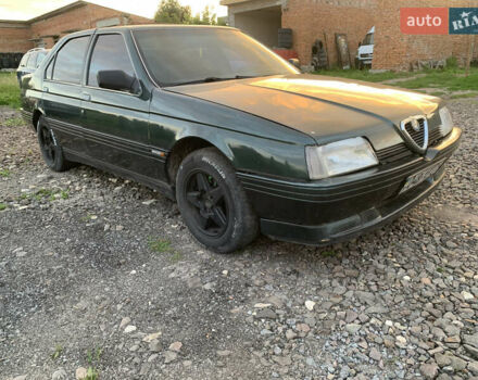 Зеленый Альфа Ромео 164, объемом двигателя 2.99 л и пробегом 123 тыс. км за 600 $, фото 2 на Automoto.ua