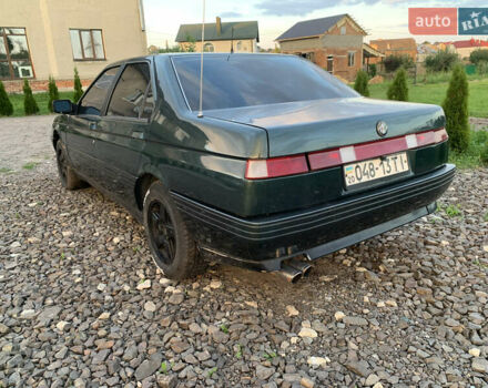 Зеленый Альфа Ромео 164, объемом двигателя 2.99 л и пробегом 123 тыс. км за 600 $, фото 5 на Automoto.ua