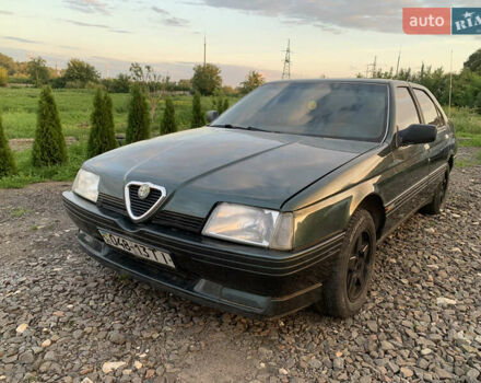 Зеленый Альфа Ромео 164, объемом двигателя 2.99 л и пробегом 123 тыс. км за 600 $, фото 1 на Automoto.ua