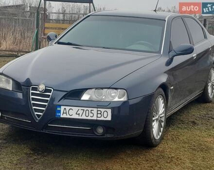 Синий Альфа Ромео 166, объемом двигателя 2.4 л и пробегом 346 тыс. км за 2800 $, фото 18 на Automoto.ua