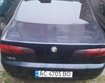 Синий Альфа Ромео 166, объемом двигателя 2.4 л и пробегом 346 тыс. км за 2800 $, фото 12 на Automoto.ua