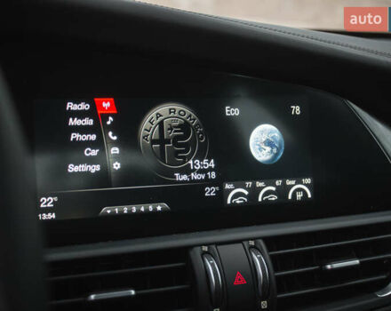 Белый Альфа Ромео Джулия, объемом двигателя 2 л и пробегом 21 тыс. км за 25500 $, фото 19 на Automoto.ua