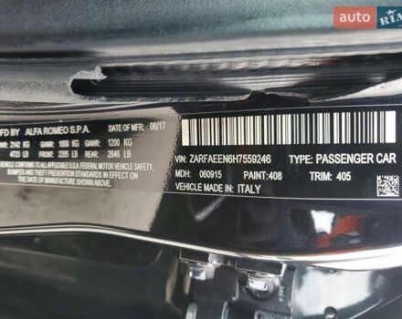 Чорний Альфа Ромео Джулія, об'ємом двигуна 2 л та пробігом 106 тис. км за 3500 $, фото 10 на Automoto.ua