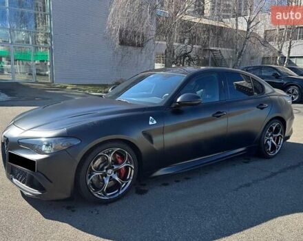 Черный Альфа Ромео Джулия, объемом двигателя 2.9 л и пробегом 63 тыс. км за 38500 $, фото 1 на Automoto.ua