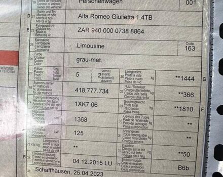 Сірий Альфа Ромео Giulietta, об'ємом двигуна 1.37 л та пробігом 216 тис. км за 11300 $, фото 45 на Automoto.ua