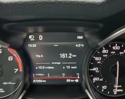 Белый Альфа Ромео Стелвио, объемом двигателя 2 л и пробегом 87 тыс. км за 21900 $, фото 25 на Automoto.ua