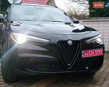 Черный Альфа Ромео Стелвио, объемом двигателя 2.89 л и пробегом 96 тыс. км за 35550 $, фото 18 на Automoto.ua
