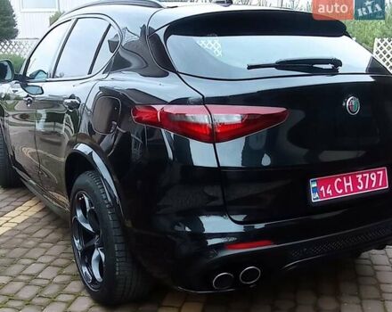 Черный Альфа Ромео Стелвио, объемом двигателя 2.89 л и пробегом 96 тыс. км за 35550 $, фото 11 на Automoto.ua