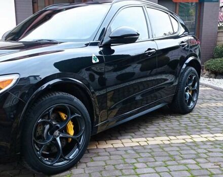 Черный Альфа Ромео Стелвио, объемом двигателя 2.89 л и пробегом 96 тыс. км за 35550 $, фото 9 на Automoto.ua