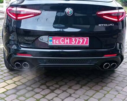 Черный Альфа Ромео Стелвио, объемом двигателя 2.89 л и пробегом 96 тыс. км за 35550 $, фото 21 на Automoto.ua