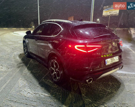 Черный Альфа Ромео Стелвио, объемом двигателя 2 л и пробегом 41 тыс. км за 26500 $, фото 11 на Automoto.ua