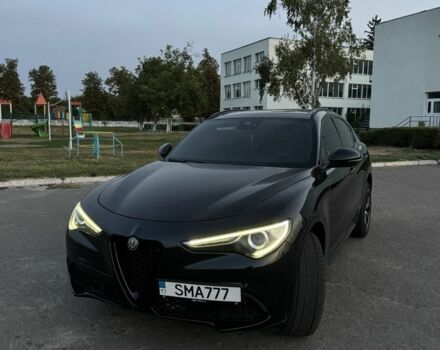 Черный Альфа Ромео Стелвио, объемом двигателя 2 л и пробегом 68 тыс. км за 17800 $, фото 1 на Automoto.ua