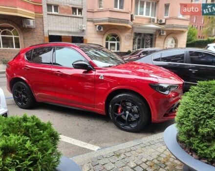 Красный Альфа Ромео Стелвио, объемом двигателя 2.9 л и пробегом 33 тыс. км за 57000 $, фото 3 на Automoto.ua
