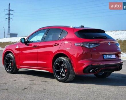 Красный Альфа Ромео Стелвио, объемом двигателя 2.9 л и пробегом 33 тыс. км за 57000 $, фото 1 на Automoto.ua