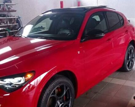 Красный Альфа Ромео Стелвио, объемом двигателя 2 л и пробегом 13 тыс. км за 32500 $, фото 7 на Automoto.ua