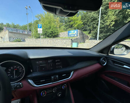 Серый Альфа Ромео Стелвио, объемом двигателя 2 л и пробегом 36 тыс. км за 31400 $, фото 32 на Automoto.ua