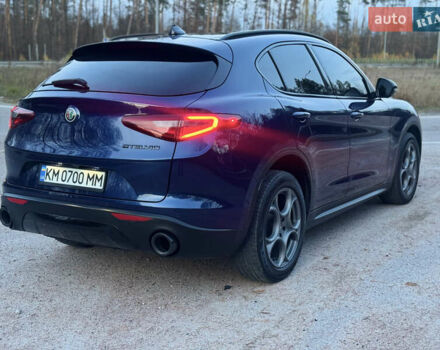 Синий Альфа Ромео Стелвио, объемом двигателя 2 л и пробегом 225 тыс. км за 16450 $, фото 9 на Automoto.ua