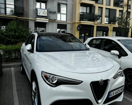 Белый Альфа stelvio, объемом двигателя 2 л и пробегом 92 тыс. км за 23900 $, фото 1 на Automoto.ua