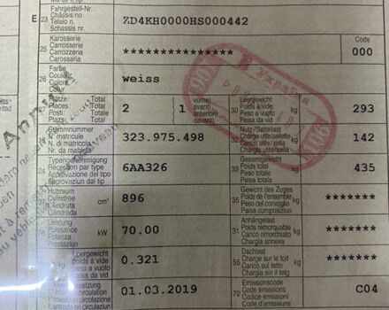 Белый Априлия Шивер, объемом двигателя 0.9 л и пробегом 16 тыс. км за 9300 $, фото 17 на Automoto.ua