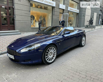 Синий Астон Мартин ДБ9, объемом двигателя 6 л и пробегом 64 тыс. км за 58000 $, фото 7 на Automoto.ua