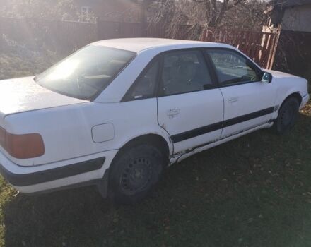 Белый Ауди 100, объемом двигателя 2.6 л и пробегом 357 тыс. км за 2400 $, фото 1 на Automoto.ua