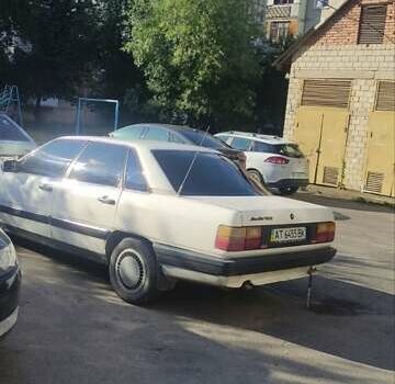 Білий Ауді 100, об'ємом двигуна 2.2 л та пробігом 350 тис. км за 1000 $, фото 1 на Automoto.ua