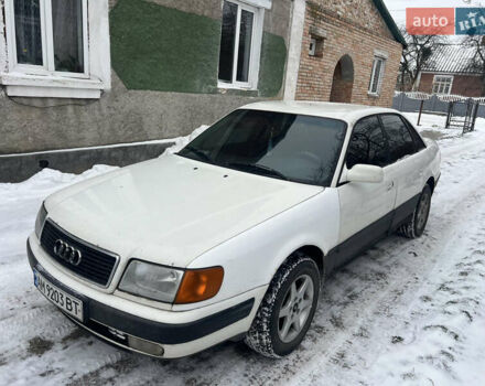 Белый Ауди 100, объемом двигателя 2.77 л и пробегом 345 тыс. км за 2150 $, фото 1 на Automoto.ua