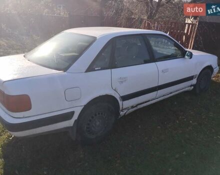 Белый Ауди 100, объемом двигателя 2.6 л и пробегом 357 тыс. км за 2400 $, фото 1 на Automoto.ua