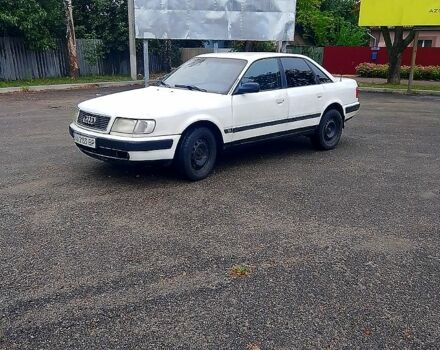 Білий Ауді 100, об'ємом двигуна 2.4 л та пробігом 330 тис. км за 2150 $, фото 1 на Automoto.ua