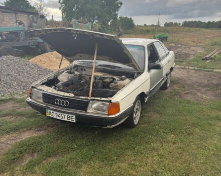 Білий Ауді 100, об'ємом двигуна 2 л та пробігом 257 тис. км за 752 $, фото 1 на Automoto.ua