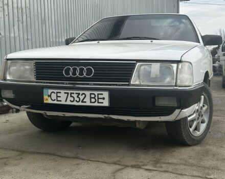 Белый Ауди 100, объемом двигателя 2.2 л и пробегом 450 тыс. км за 1500 $, фото 1 на Automoto.ua