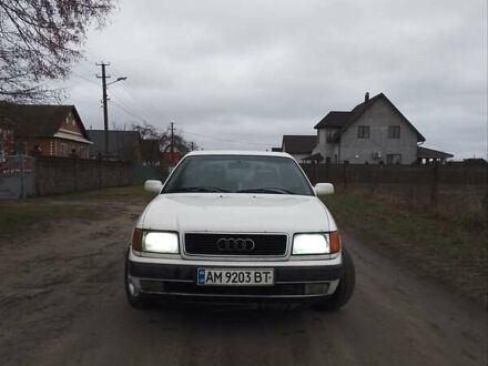 Белый Ауди 100, объемом двигателя 2.77 л и пробегом 230 тыс. км за 1850 $, фото 1 на Automoto.ua