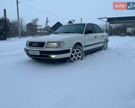 Белый Ауди 100, объемом двигателя 1.98 л и пробегом 390 тыс. км за 2400 $, фото 1 на Automoto.ua