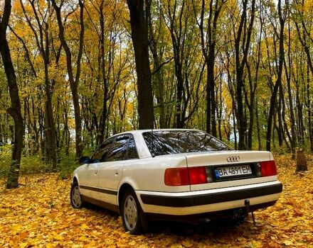 Белый Ауди 100, объемом двигателя 2.3 л и пробегом 286 тыс. км за 2600 $, фото 1 на Automoto.ua