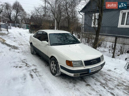 Білий Ауді 100, об'ємом двигуна 2.77 л та пробігом 345 тис. км за 2150 $, фото 1 на Automoto.ua