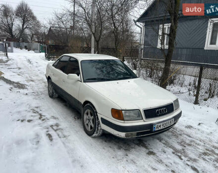 Белый Ауди 100, объемом двигателя 2.77 л и пробегом 345 тыс. км за 2150 $, фото 1 на Automoto.ua