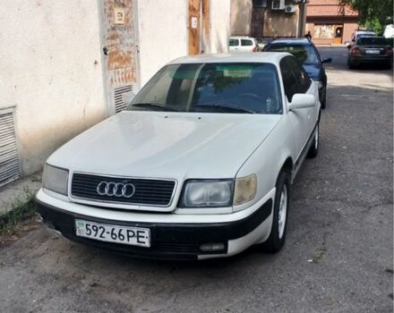Білий Ауді 100, об'ємом двигуна 2 л та пробігом 272 тис. км за 1000 $, фото 1 на Automoto.ua