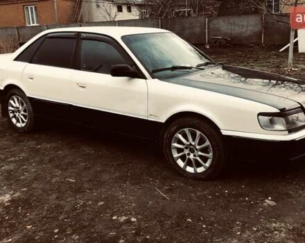 Білий Ауді 100, об'ємом двигуна 1.98 л та пробігом 400 тис. км за 2000 $, фото 1 на Automoto.ua