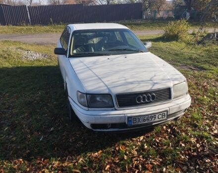 Белый Ауди 100, объемом двигателя 2.6 л и пробегом 357 тыс. км за 2400 $, фото 1 на Automoto.ua