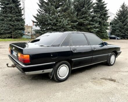 Черный Ауди 100, объемом двигателя 1.8 л и пробегом 384 тыс. км за 1800 $, фото 3 на Automoto.ua