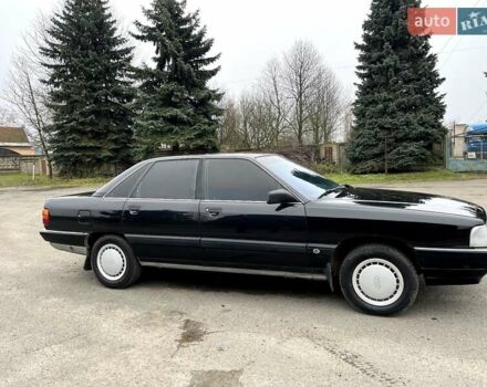 Черный Ауди 100, объемом двигателя 1.8 л и пробегом 384 тыс. км за 1800 $, фото 6 на Automoto.ua