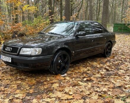 Черный Ауди 100, объемом двигателя 2.8 л и пробегом 496 тыс. км за 2500 $, фото 1 на Automoto.ua